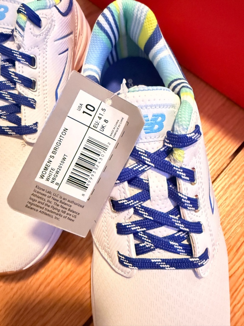 New Balance Women’s Brighton Golf Shoes Size 10 White NWT Waterproof - Picture 7 of 7